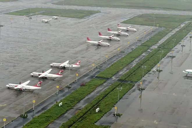 Radha Vallabh mandir by air